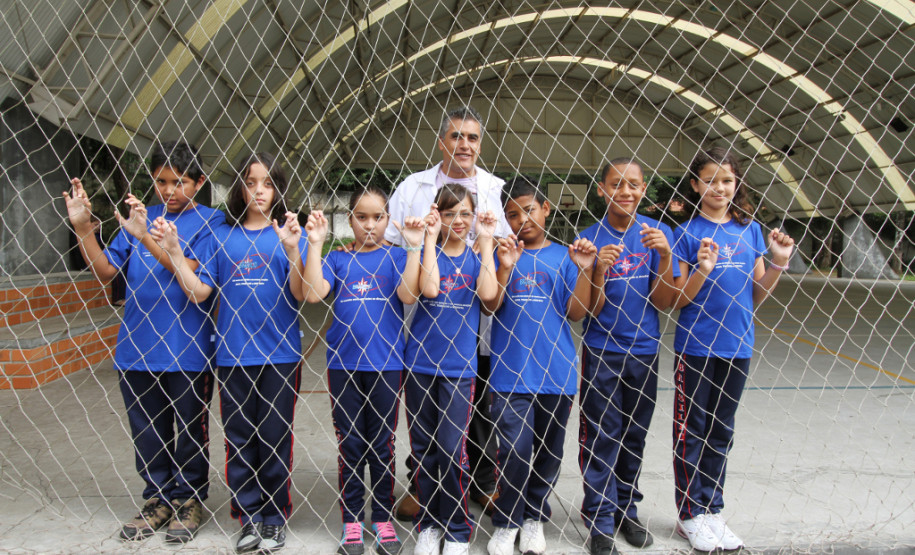 Colégio Estadual Professor Brasílio Vicente de Castro. Foto de Arquivo.