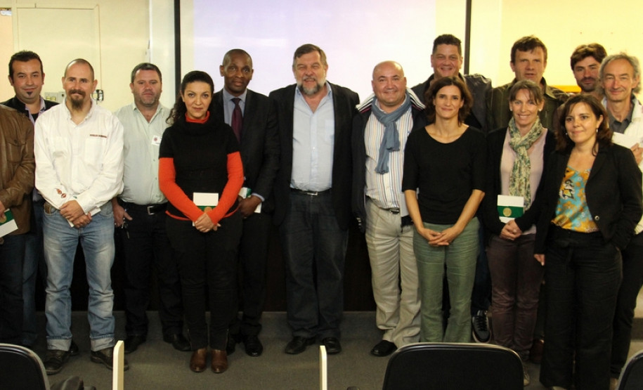 Visita da delegação das Casas Familiares Rurais da Região de Rhône-Alpes, da França, realizada no ano passado.