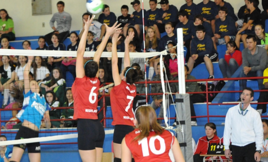 Voleibol feminino nos JEPS 2012.