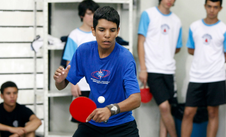 14-05-13 - Jogos Escolares,  jogo de Tenis de Mesa.