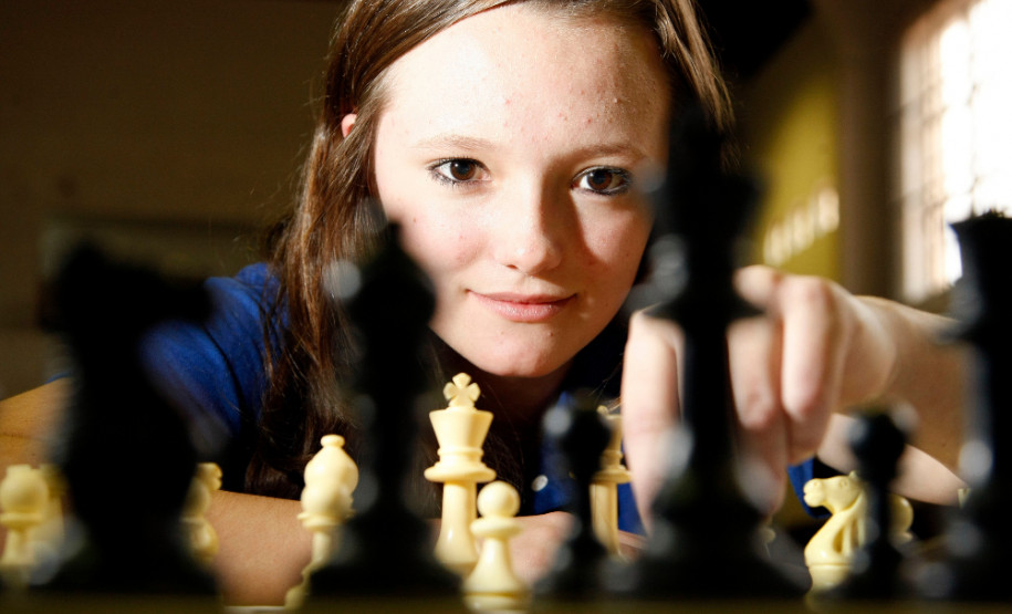 13-05-13 - Colégio Estadual do Paraná, prova de xadrez dos Jogos do Paraná, na foto Suelen Cristine Nowak. Foto: Felipe Gabriel