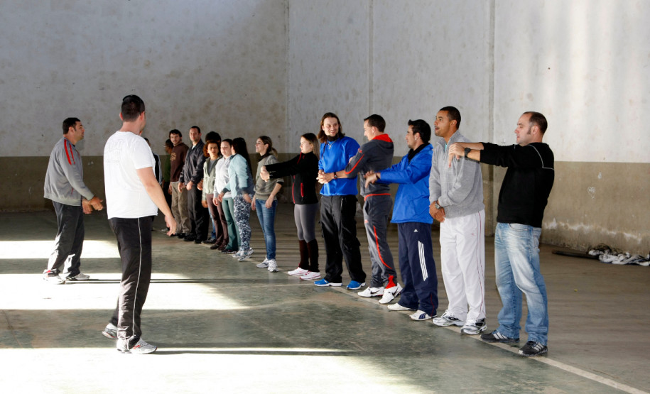 Guarapuava inicia etapa da Formação em Ação 05-06-13 - Cidade de Guarapuava, na foto aulas para os professores no Formação em Ação.
