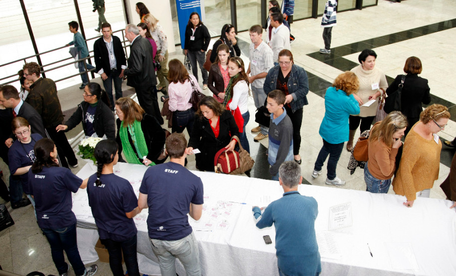 Paranaenses conquistam 35 medalhas de ouro nas Olimpíadas de Matemática 11-06-13 - FIEP - Entrega de medalhas da Olimpíada de Matemática.