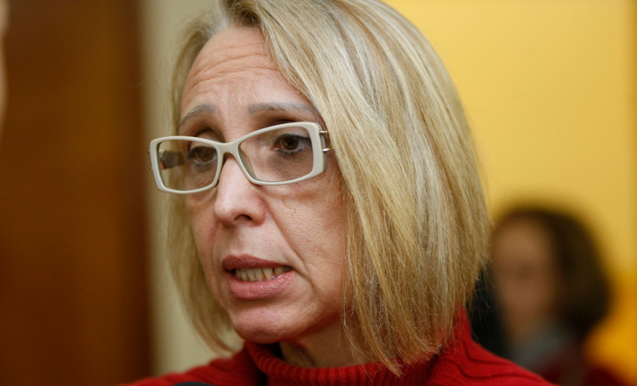 Encontro de apoio aos deficientes visuais, professora Ângela Mari Labatut. 18-07-13.