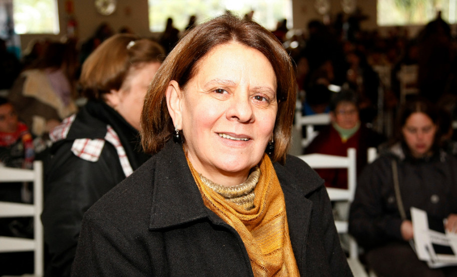 Semana Pedagógica no Clube 3 Marias, na foto a Diretora Maria José de Oliveira Silva. 25-07-13.