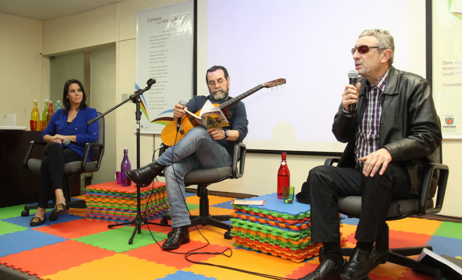 A coreógrafa Deborah Kramer e o jornalista e escritor Hugo Mengarelli foram os convidados da sexta edição do evento.