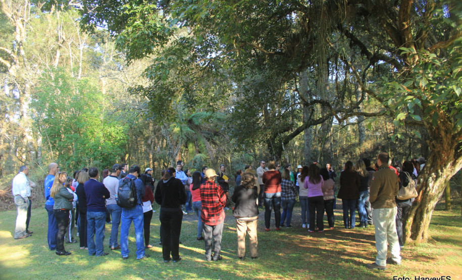 Professores e técnicos dos 32 Núcleos Regionais de Educação passaram por treinamento em Guarapuava. Ação é uma parceria com o Instituto Ambiental do Paraná.