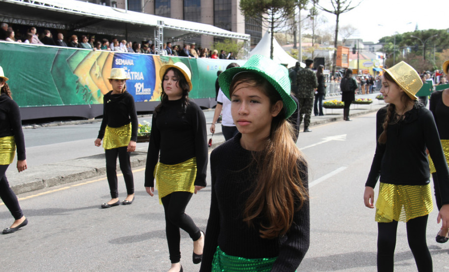 Mais de 1,5 mil alunos de escolas públicas participaram do desfile de 7 de Setembro na Avenida Cândido de Abreu, em Curitiba.<br />
<br />
Veja mais fotos em: <a href=" http://www.flickr.com/photos/flavioarns/sets/72157635424221038/" target="_blank"> http://www.flickr.com/photos/flavioarns</a>