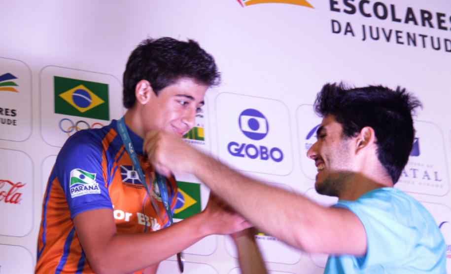 O estado do Paraná ficou em terceiro lugar no quadro geral de medalhistas dos Jogos Escolares da Juventude, categoria 12 a 14 anos, com 37 medalhas.