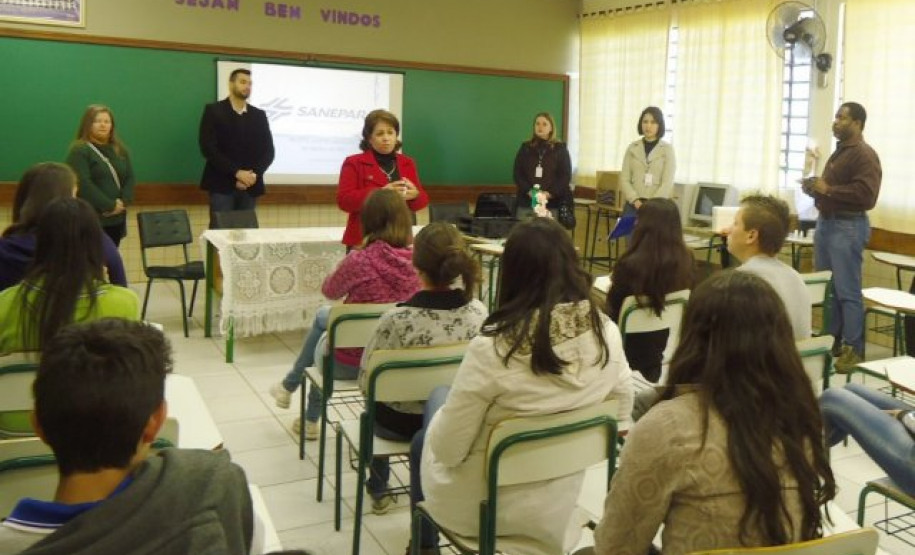 Início do projeto “Sustentabilidade: da Escola ao Rio”, em Foz do Iguaçu.