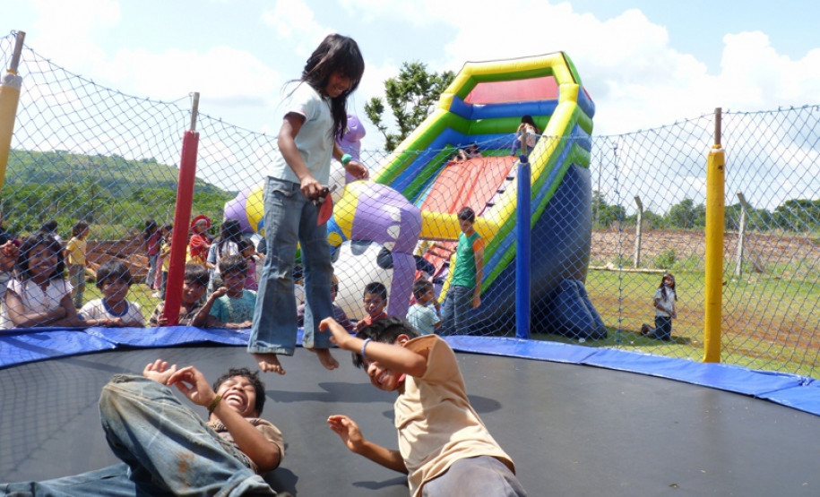 Gincana aproxima comunidades indígenas em Diamante do Oeste