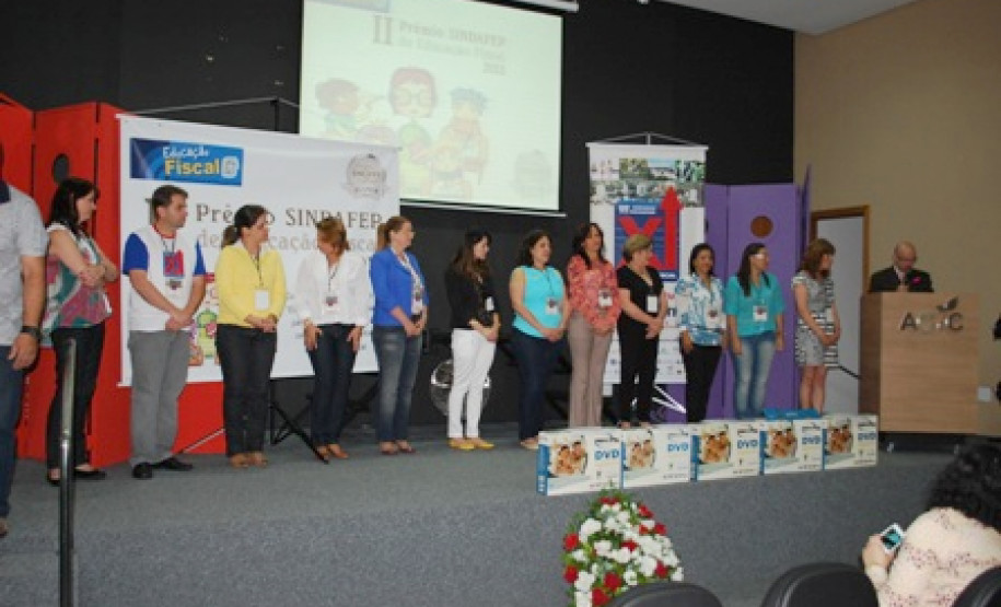 Profissionais que foram premiados pelo SINDAFEP - Sindicato de Auditores Fiscais Receita do Estado do Paraná