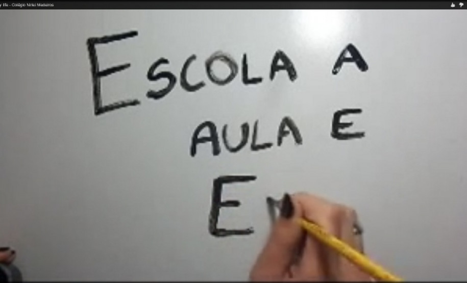 Draw my life - A Escola, a aula e eu<br />
Colégio Estadual Nirlei Medeiros - Curitiba<br />
2º lugar Prêmio Juri Oficial<br />
<br />
<a href="http://www.emdialogo.uff.br/festival/videos/7708" target="_blank">http://www.emdialogo.uff.br/festival/videos/7708</a>