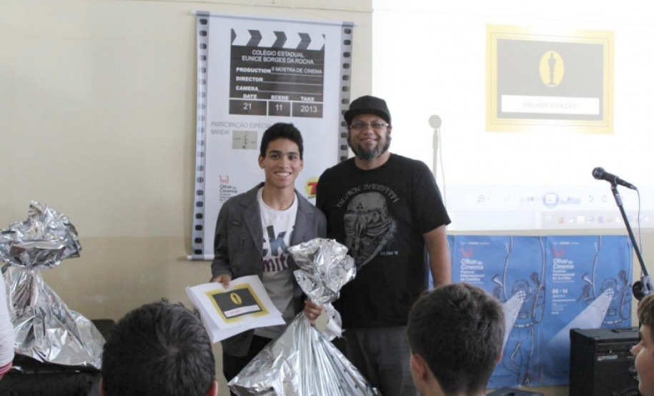Criatividade dos alunos do Ensino Médio do Colégio Estadual do Campo Eunice da Rocha, em São José dos Pinhais, foi transformada em cinema.