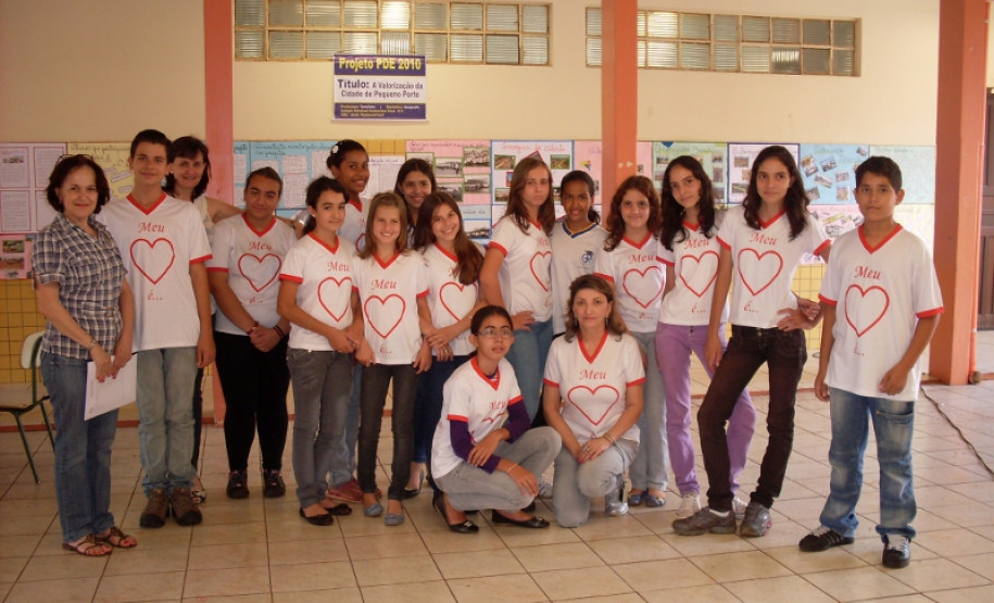 Alunos mostram trabalhos de valorização do município