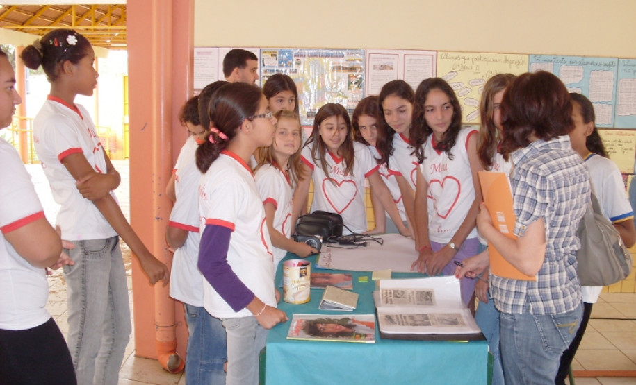 Alunos mostram trabalhos de valorização do município