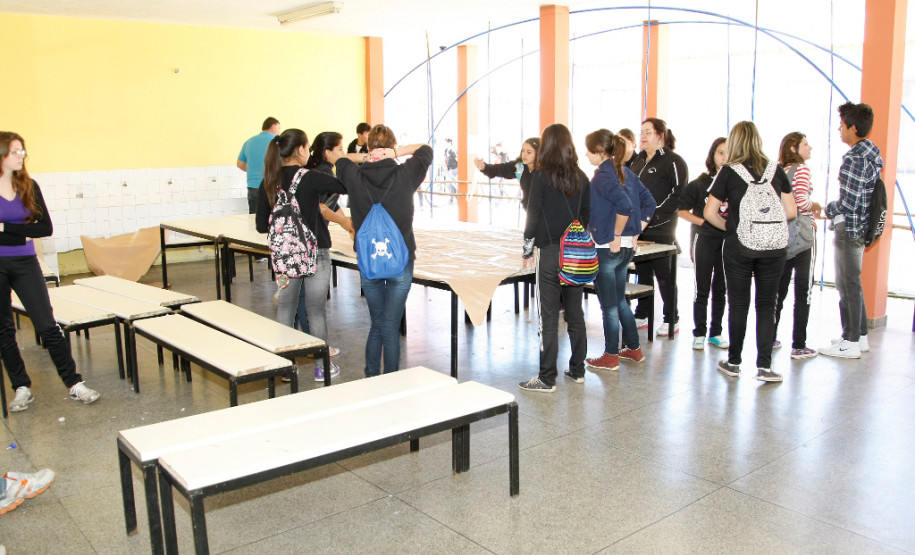 União da Vitoria, matéria sobre evasão escolar. 13-11-13. Foto: Hedeson Alves