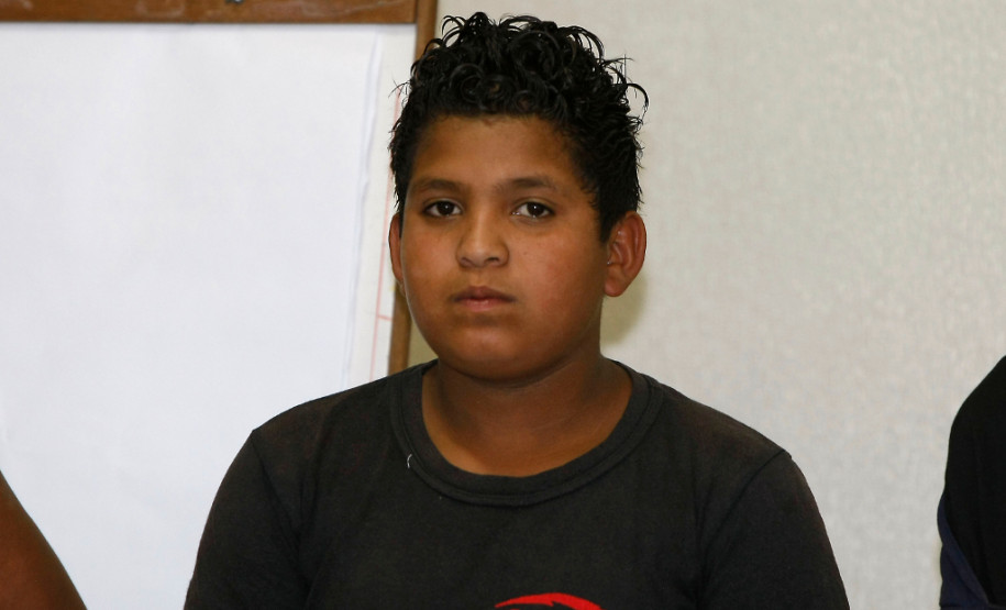 Representantes da etnia indígena xetá estão reunidos em Curitiba para debater educação, saúde e a demarcação de terras indígenas no estado, Lucas Henrique da SIlva. 10-12-13. Foto: Hedeson Alves