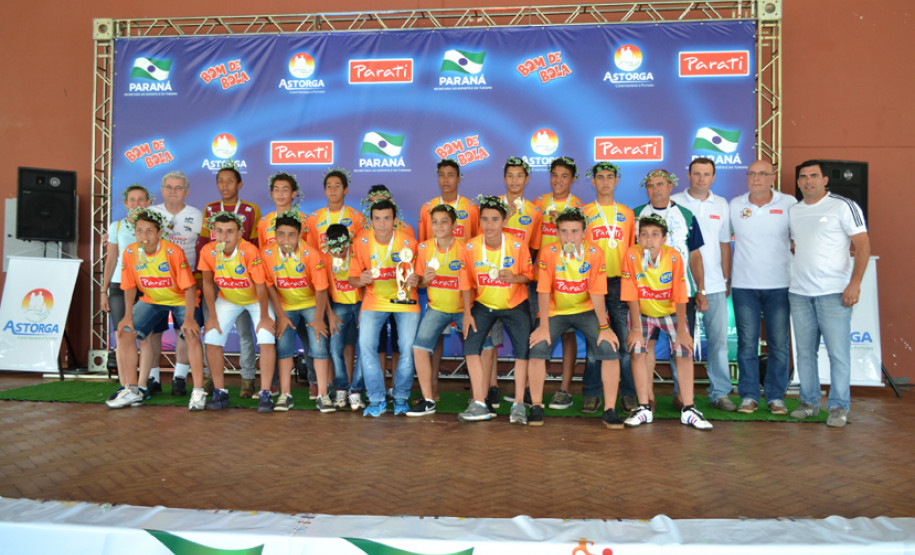 Categoria masculino B - 1º Escola Estadual Arthur Ramos – Engenheiro Beltrão