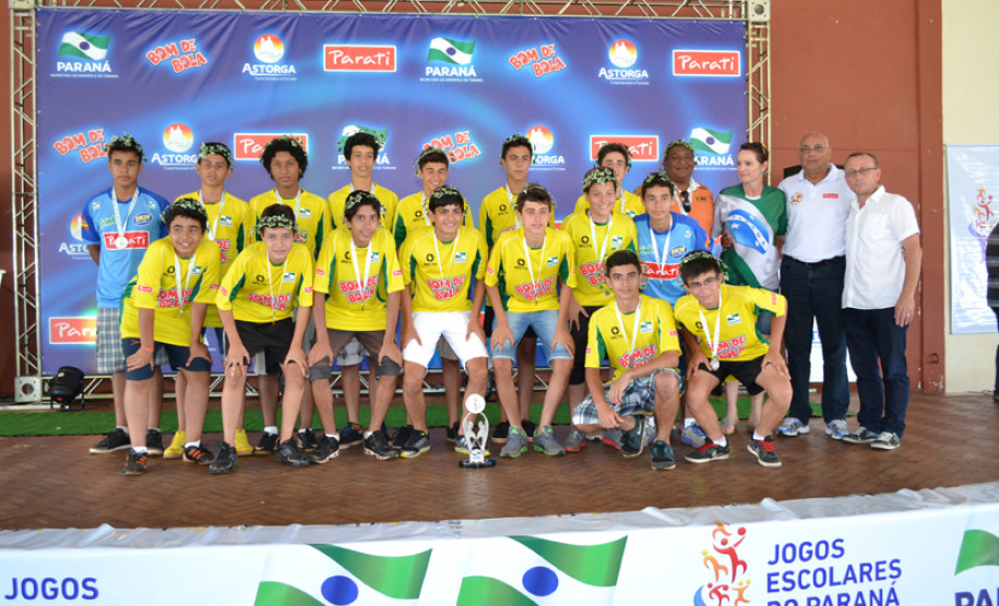 Categoria masculino B - 2º Escola Rui Barbosa – Cornélio Procópio