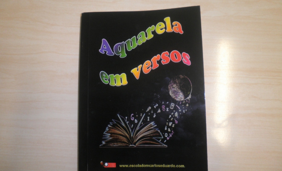 “Aquarela em Versos” estimulou alunos do ensino fundamental a produção de textos e ilustrações envolvendo disciplinas de português e arte.