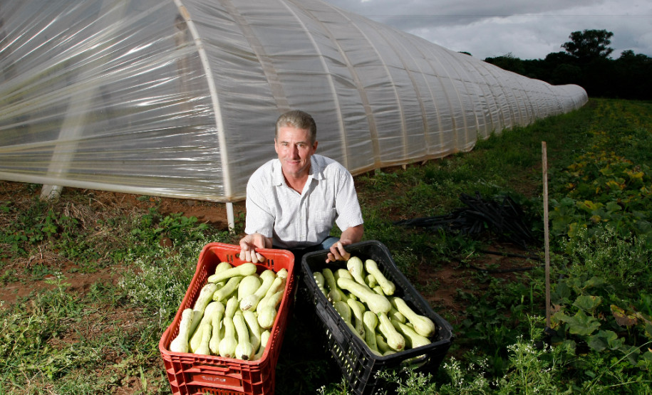 Agricultura familiar, produtos para merenda escolar, na foto Airton Frata. 31-03-14.