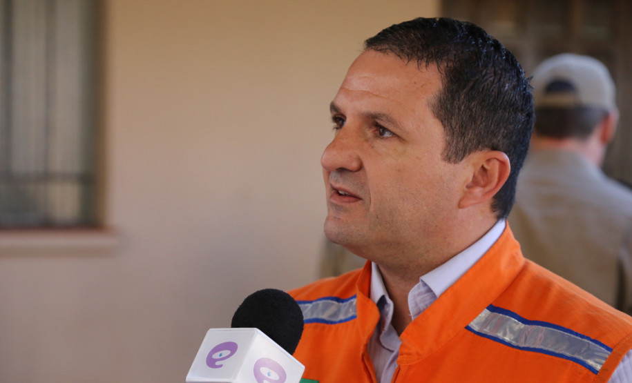 Tenente-coronel Edmilson de Barros, coordenador executivo da Defesa Civil no Paraná.