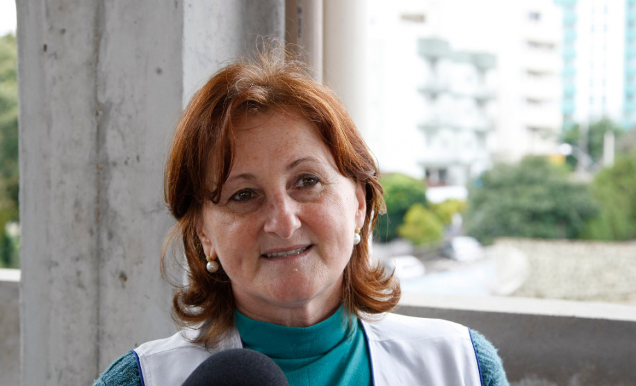 Colégio Estadual Doutor Eduardo Virmond Suplicy no centro de Francisco Beltrão, na foto a diretora Nilva Giongo da Silva. 14-05-14.