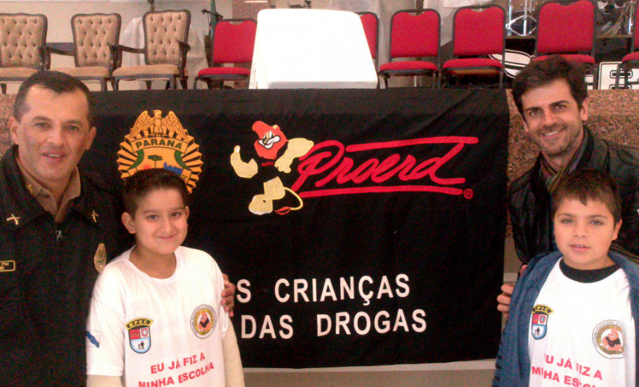 Programa de Resistência às Drogas (Proerd) do Paraná é uma parceria das secretarias da Segurança Pública e da Educação com os municípios.