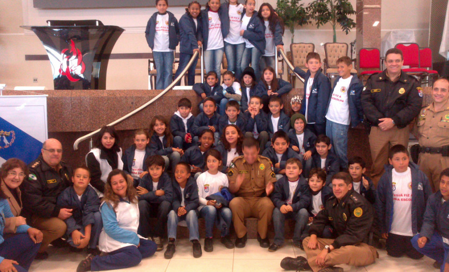 Programa de Resistência às Drogas (Proerd) do Paraná é uma parceria das secretarias da Segurança Pública e da Educação com os municípios.