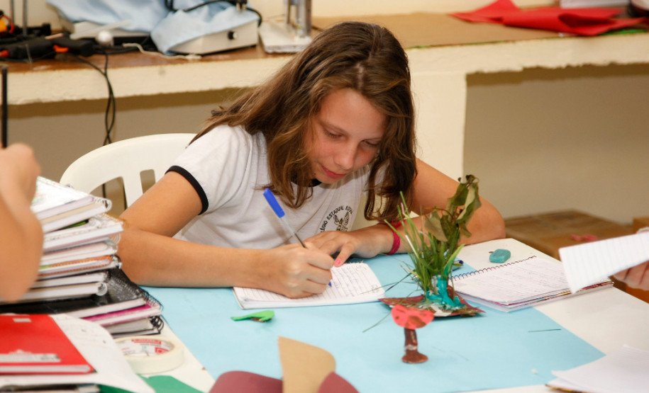 Período integral melhora rendimento de alunos Colégio Estadual Rocha Pombo na Cidade de Capanema. 13-05-14.