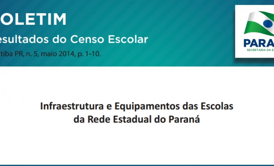 Informativo também compara dados sobre dependências nas escolas, recursos para alunos com deficiência e a existência de equipamentos eletrônicos.