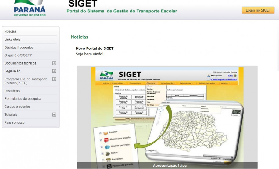 O Sistema de Gestão do Transporte Escolar (Siget), programa da Secretaria da Educação que gerencia o transporte escolar, vai ganhar uma nova versão.