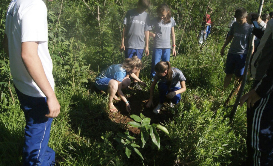 Colégio Estadual do Campo São Roque, em Santa Helena