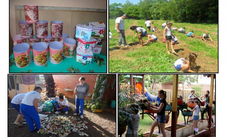 Colégio Estadual do Campo São Roque, em Santa Helena