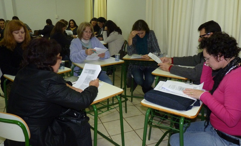 Turma de alunos da EJA