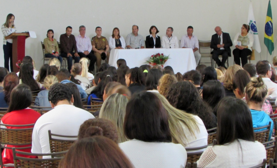 Audiência Regional do NRE de Ibaiti.