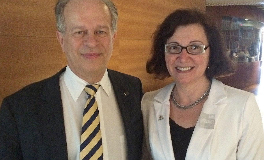 Ana Seres esteve em Brasília nesta quarta-feira (16), onde participou de reuniões sobre a Base Nacional Comum da Educação (BNCE).