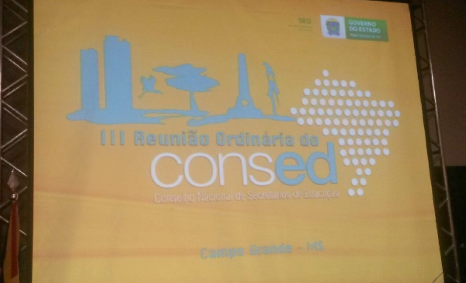 Ana Seres, está em Campo Grande (MS) para participar da III Reunião Ordinária do Conselho Nacional de Secretários da Educação (Consed).