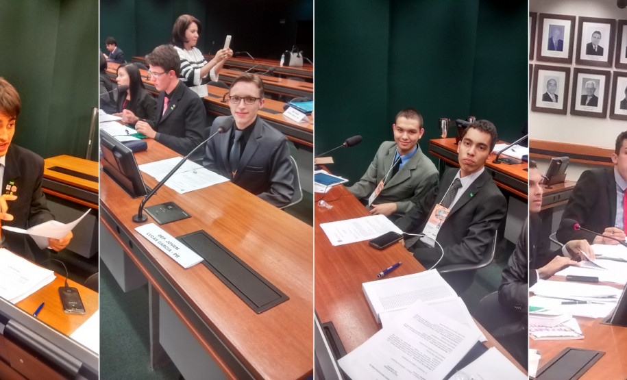 Dois estudantes da rede estadual de ensino do Paraná participaram da 12