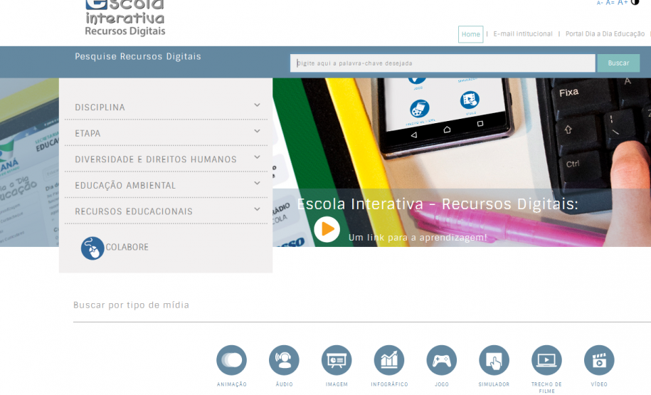 Um projeto levará tablets, cartões de memória e roteadores para a rede estadual. Outro irá reunir em um único espaço os mais variados recursos digitais.