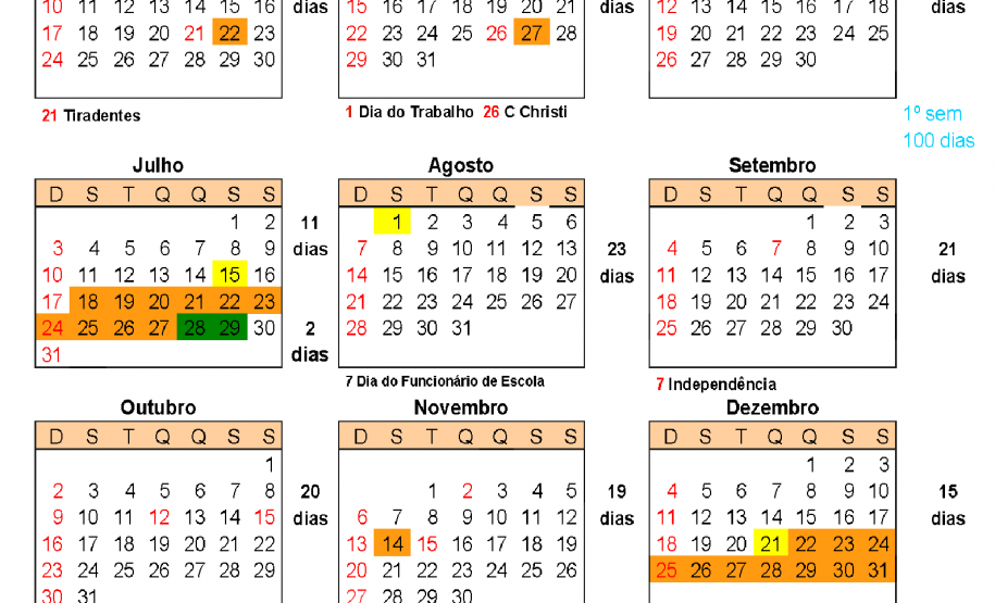 A Secretaria de Estado da Educação (SEED) esclarece que as aulas do ano letivo de 2016 serão iniciadas no dia 29 de fevereiro. No entanto, há escolas que ainda precisam encerrar o ano letivo de 2015, devido às duas greves de professores do ano passado. Portanto, nessas escolas, as aulas serão retomadas no dia 1º de fevereiro, para que os estudantes tenham acesso a todo o conteúdo que precisa ser reposto.