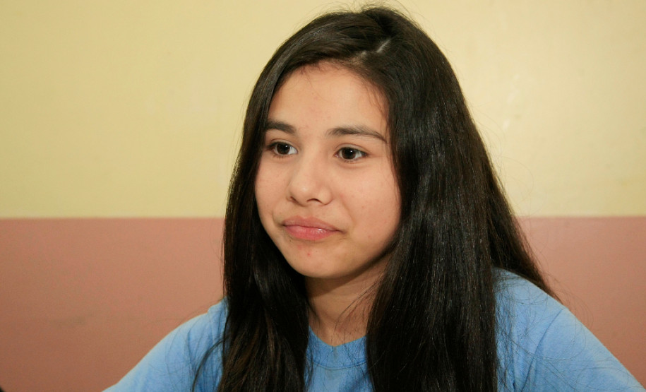 Escola participa de festival internacional de cinema “A oficina é educativa, divertida e nos incentiva a querer saber mais sobre arte como um todo”, disse Cauane dos Santos do Carmo, 13 anos, do 8° ano. A adolescente participa da oficina há um ano.