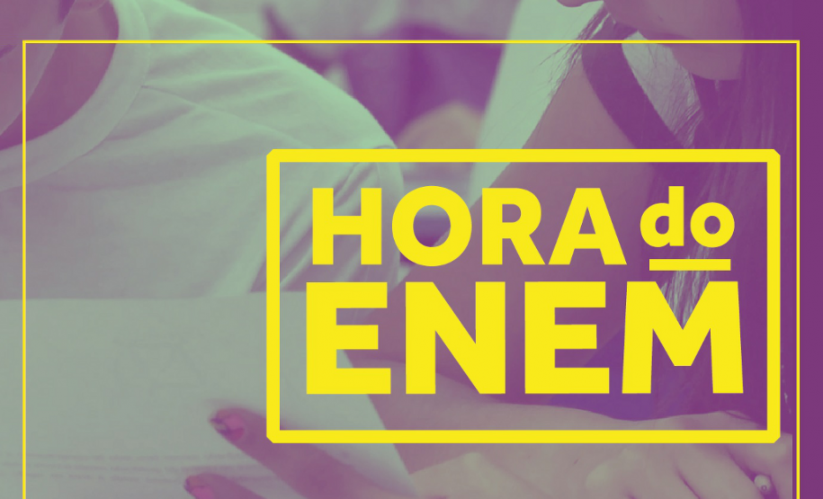 Alunos do 3º ou 4ª ano do ensino médio que vão fazer o Exame Nacional do Ensino Médio (Enem) tem acesso a conteúdos preparatórios.