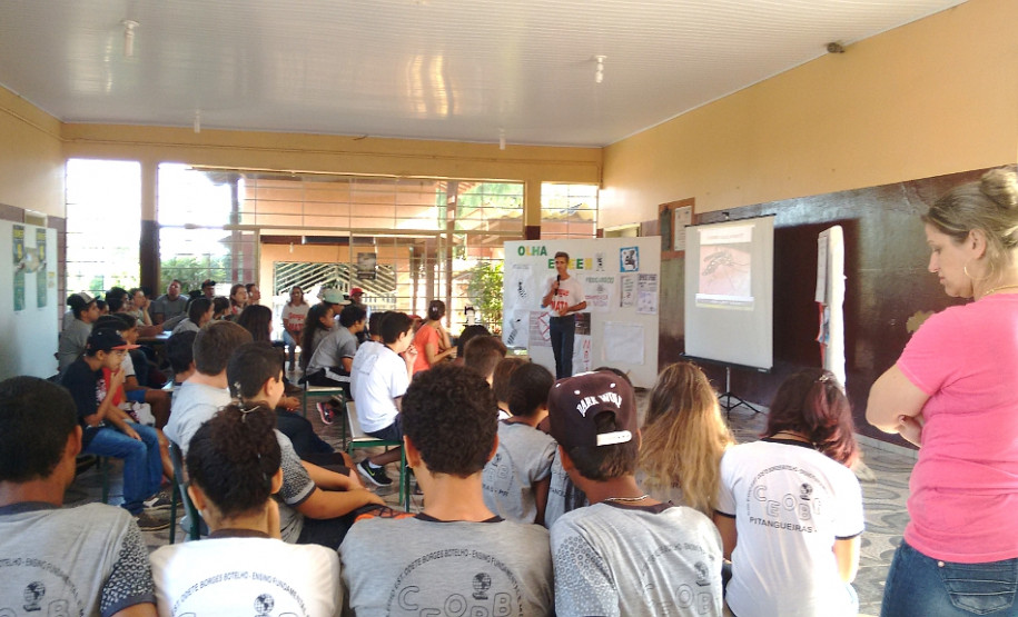Escolas estaduais entram no combate ao Aedes aegypti As escolas estaduais promovem diversas atividades para enfrentar o Aedes aegypti, o mosquito transmissor de doenças como zika, chikungunya e dengue. Além do trabalho de conscientização sobre os cuidados necessários no combate ao inseto, as ações trazem novos conhecimentos e uma aproximação com a comunidade escolar.
