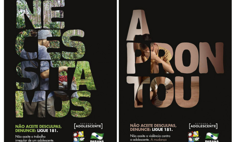 O Governo do Estado registrou aumento de 190% no número de denúncias de violências contra crianças e adolescentes e trabalho precoce desde 13 de julho, quando lançou a campanha Defenda o Adolescente. O material publicitário foi criado pela Secretaria da Família e Desenvolvimento Social para conscientizar a população sobre a importância de denunciar essas situações e impedir que elas aconteçam.