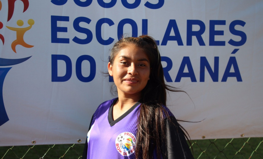 Equipes indígenas participam da final do Bom de Bola “Participar dos jogos é maravilhoso, as outras atletas nos respeitam e através dos jogos fazemos novas amizades e trocamos experiências”, disse a atacante Sara, de 17 anos, do Colégio Estadual Indígena Sérgio Krigrivaja Lucas