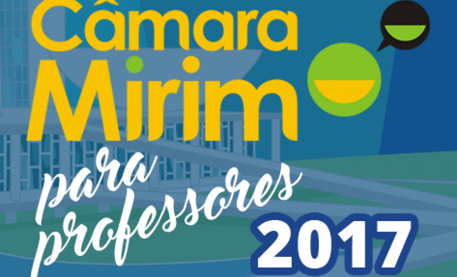 O programa Câmara Mirim leva professores e alunos do ensino fundamental para vivenciar o cotidiano de um deputado federal em Brasília.