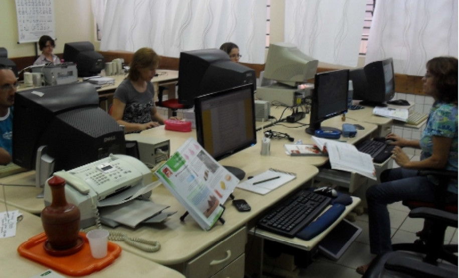 Sala do CAP - Centro de Apoio Pedagógico as pessoas com deficiência visual de Maringá