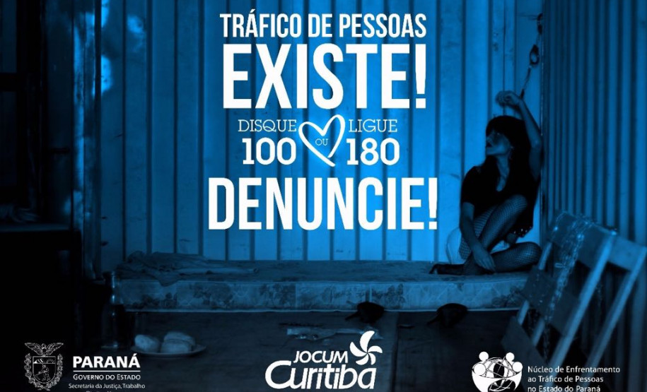 Pelo quarto ano seguido o Paraná participa da Campanha Coração Azul, em conscientização e combate ao tráfico de pessoas. Mundialmente, a campanha é organizada pela ONU que estima a existência de 2,5 milhões de pessoas em situação de tráfico humano no mundo.